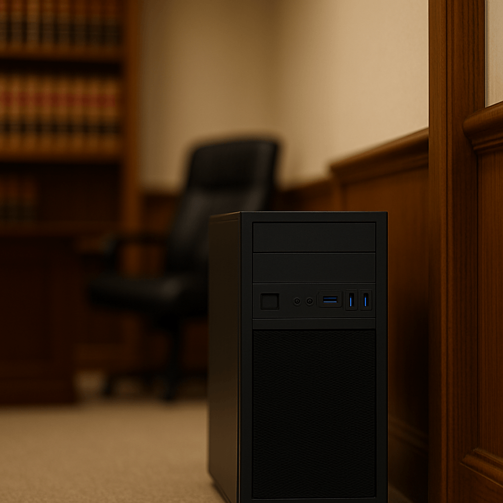 Office with an AI server